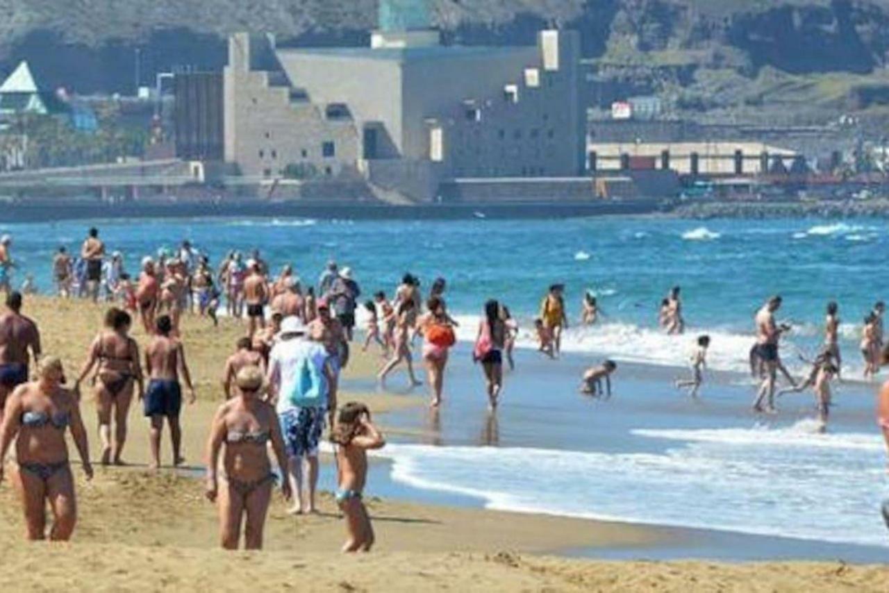 Estudio Playa Canteras 2-4p Wifi 100MB Las Palmas de Gran Canaria Bagian luar foto